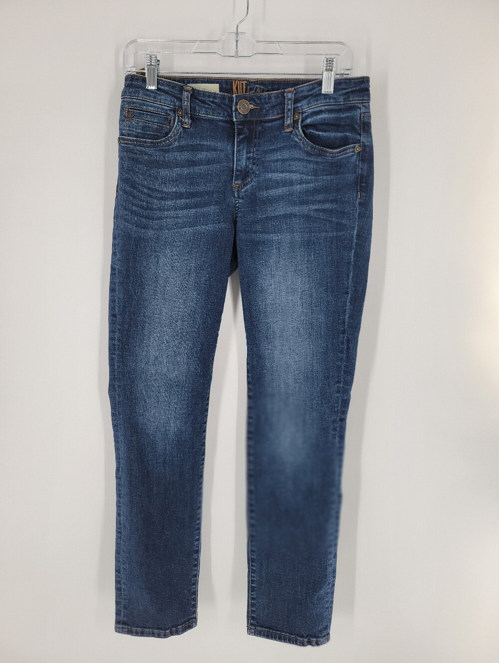 Kut from the Kloth Katy women’s Slim Leg Jeans in Dark Blue Size 4